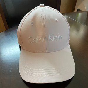 Calvin Klein's Soft Pink Embroidered Dad Hat